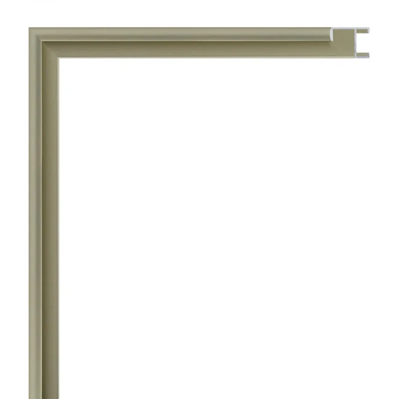 moldura aluminio 1020 anodizado oro mate
