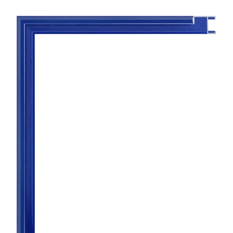 moldura aluminio 1020 lacado azul parch s brillo